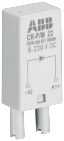 ABB - Ylijännitesuoja+Led vihreä 6-24Vac/dc - CR-P/M62CV
