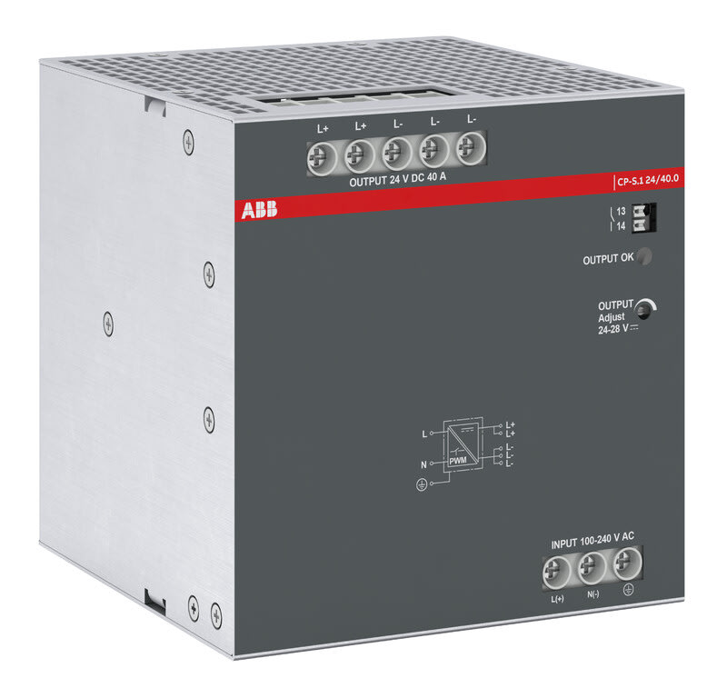 ABB - Teholähde - CP-S.1 24/40.0,lähtö:24VDC/40A