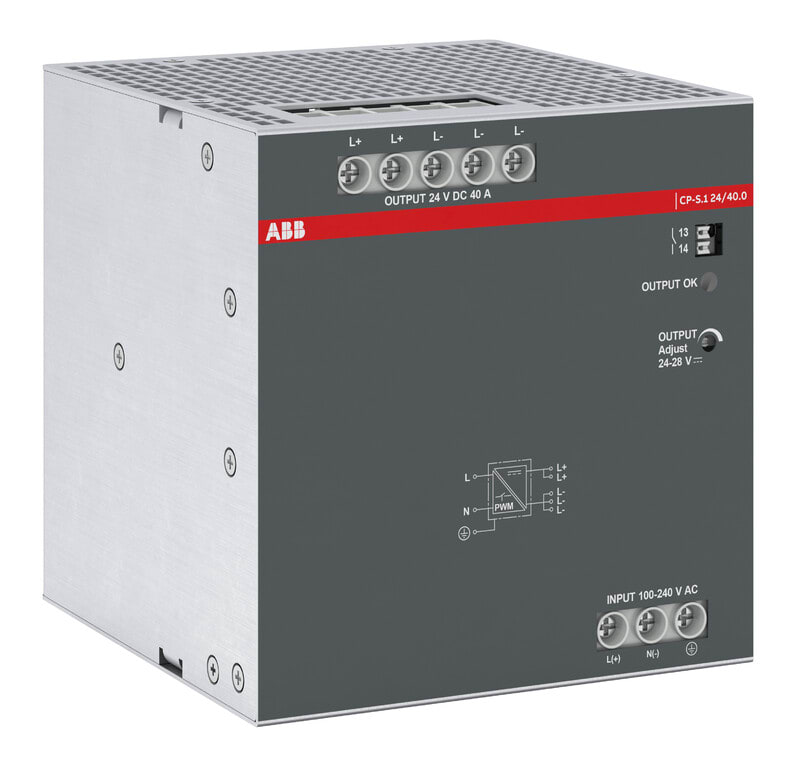 ABB - Teholähde - CP-S.1 24/40.0,lähtö:24VDC/40A