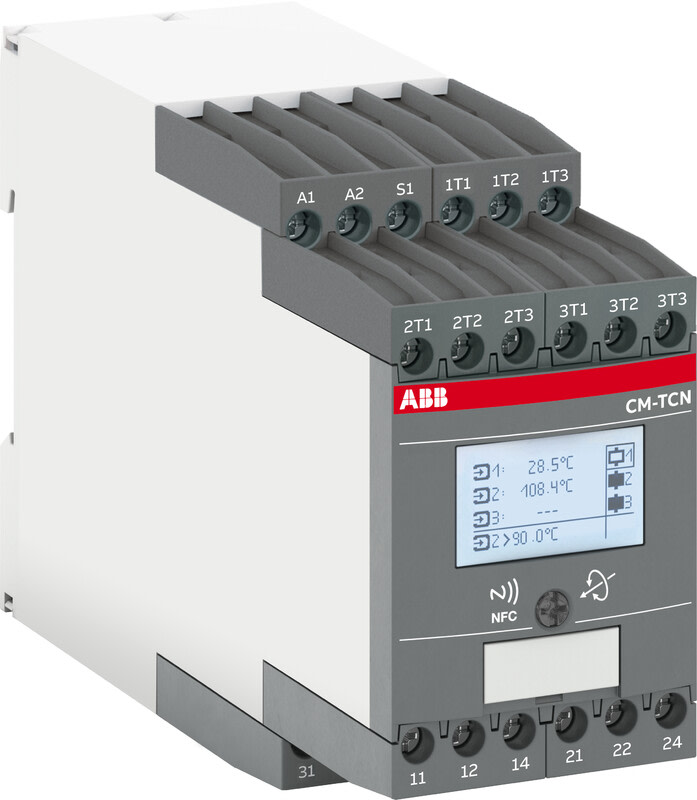 ABB SMART POWER - Valvontarele lämpötila - CM-TCN.011S, lämpötilavalvonta