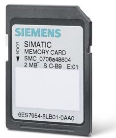 SIEMENS - S7-1200. MEMORY CARD 4MB - 6ES7954-8LC04-0AA0