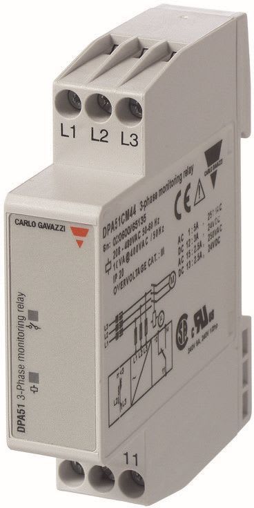 CARLO GAVAZZI - Valvontarele - DPA51 3v/5A 208-480VAC DIN