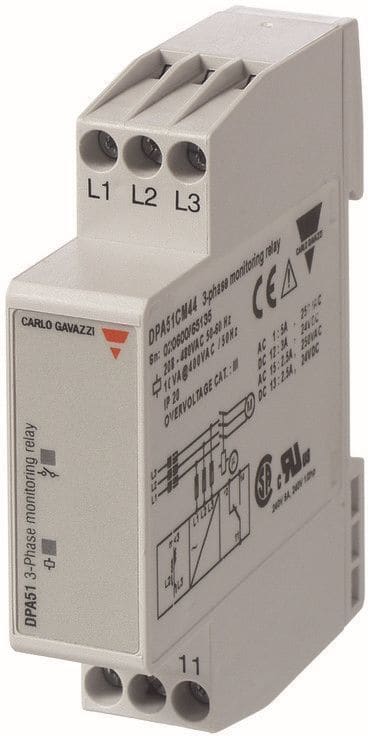 CARLO GAVAZZI - Valvontarele - DPA51 3v/5A 208-480VAC DIN