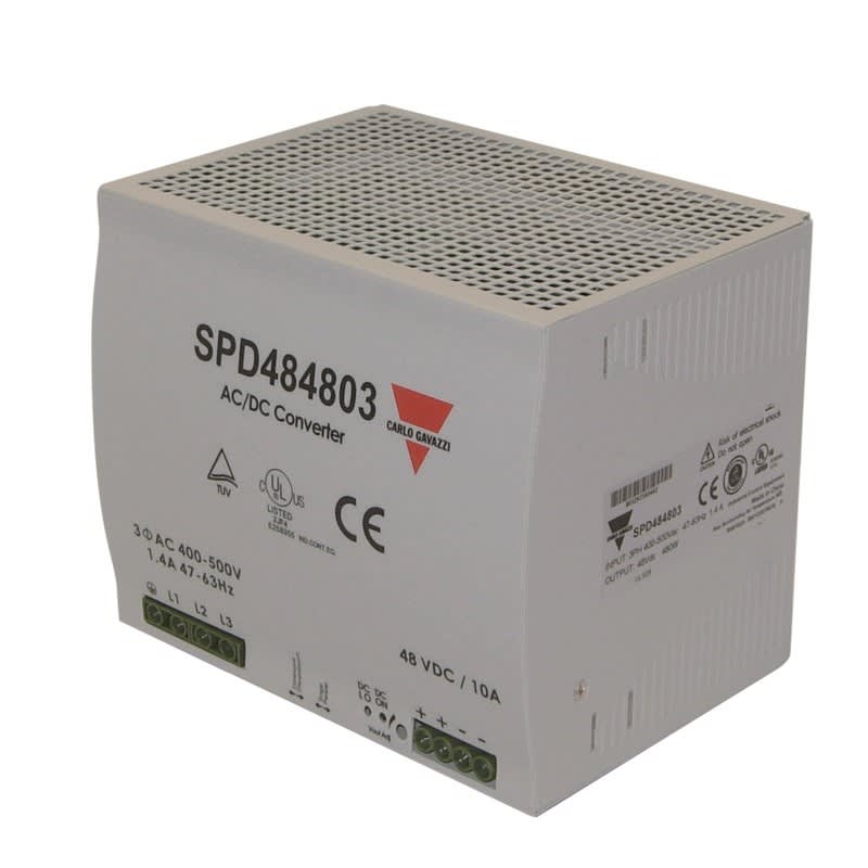 CARLO GAVAZZI - Teholähde - 24VDC 20A 480W, 3 vaihe tulo