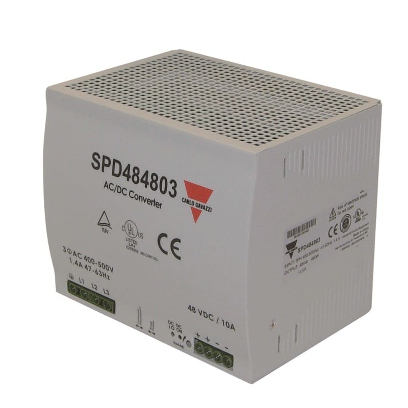 CARLO GAVAZZI - Teholähde - 24VDC 20A 480W, 3 vaihe tulo