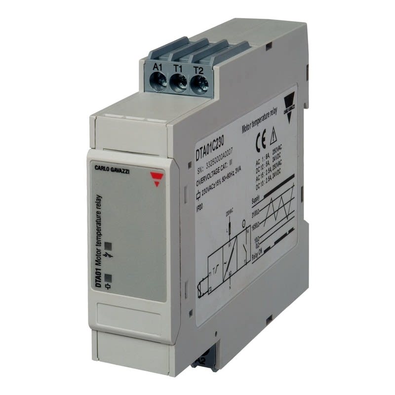 CARLO GAVAZZI - Valvontarele - moot. lämpöt. ptc, 1a,230VAC
