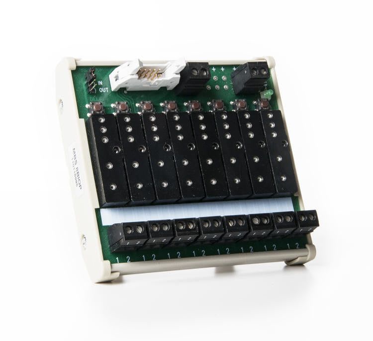 DELCON - Asennusalusta 8 releelle (PNP) - MBS8BIOP