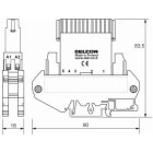 DELCON - Puolijohderele - Din-kisko Tulorele 380/400 VAC