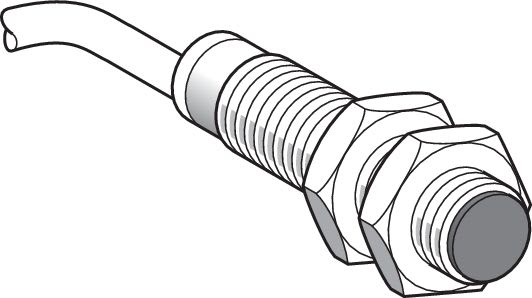 TELEMECANIQUE-SENSORS - Ind.tun,M12,Sn=4mm,NPN,NO,2m - XS112B3NAL2