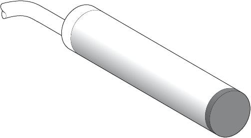 TELEMECANIQUE-SENSORS - Ind.tun,Ø6.5,Sn=2mm,PNP,NO,2m - XS106B3PAL2