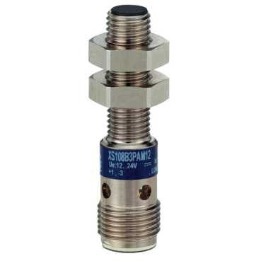 TELEMECANIQUE-SENSORS - Ind.tun,M8,Sn=2mm,PNP,NC,M12 - XS108B3PBM12