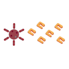 SCHNEIDER ELECTRIC - Preventa - XPSU liitinmerkintä