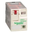 SCHNEIDER ELECTRIC - Pistokekantarele - RXM2AB2P7 230VAC 2C/O 12A LED