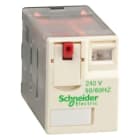 SCHNEIDER ELECTRIC - Pistokekantarele - RXM4AB1U7 240VAC 4C/O 6A