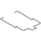 SCHNEIDER ELECTRIC - Kiinnityspanta RXM releelle - RXZ400 METALLINEN 100 kpl