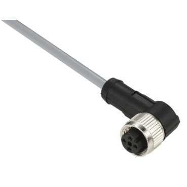 TELEMECANIQUE-SENSORS - Liitosjohto pvc M12 5p.n kulma - XZCPV1264L10