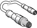 TELEMECANIQUE-SENSORS - Liitinkaapeli M12/O8 1M - XZCR1501040G1