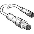 TELEMECANIQUE-SENSORS - Liitosjohto M12/M8 2M kulma - XZCR1510040H2