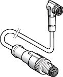 TELEMECANIQUE-SENSORS - Liitosjohto M12/M8 1M - XZCR1510041J1