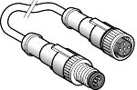 TELEMECANIQUE-SENSORS - Liitosjohto SUORA M12 1M - XZCR1511040A1