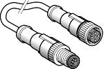 TELEMECANIQUE-SENSORS - Liitosjohto SUORA M15 5-PIN. - XZCR1511064D1