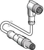 TELEMECANIQUE-SENSORS - Liitosjohto M12/M12 1M 5-nap. - XZCR1512064D1