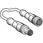 TELEMECANIQUE-SENSORS - Välikaapeli DIN43650A/M12 1M - XZCR1523062K1