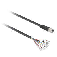 TELEMECANIQUE-SENSORS - Kaapeli M12 naaras 12-pin,5m - XZCPB44P14L5