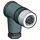 TELEMECANIQUE-SENSORS - Pistokeliitin kulma 4 pinniä - XZCC12FCM40B