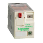 SCHNEIDER ELECTRIC - Pistokekantarele - RPM22F7 120VAC 2C/O 15A LED