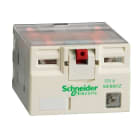 SCHNEIDER ELECTRIC - Pistokekantarele - RPM42F7 120VAC 4C/O 15A LED