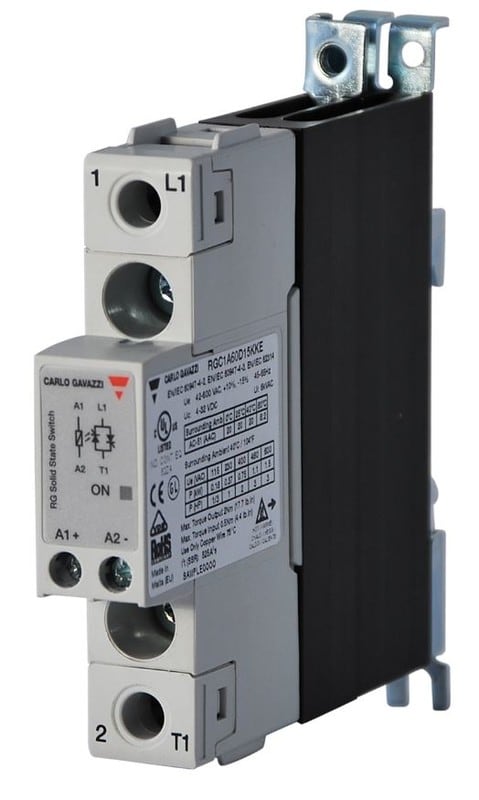 CARLO GAVAZZI - Puolijohderele - max 15A, 600V, ohjaus 4-32VDC