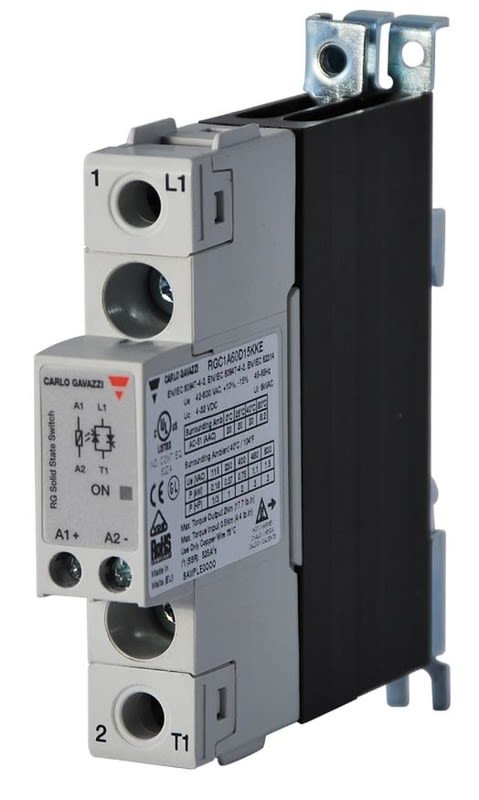 CARLO GAVAZZI - Puolijohderele - 25A, ohj. 20-275VAC, 24-190VDC