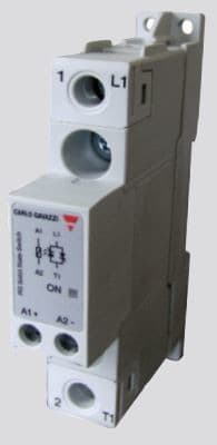 CARLO GAVAZZI - Puolijohderele - LED 12A, ohj. 20-275V, 24-190V