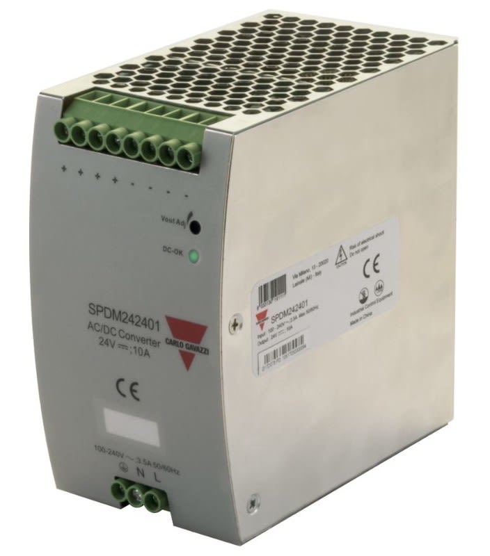 CARLO GAVAZZI - Teholähde - 24VDC 10A 240W, 85-264AC tulo