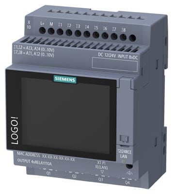 SIEMENS - Ohjelmoitava rele - 12/24RCE LOGO! 9 , V9