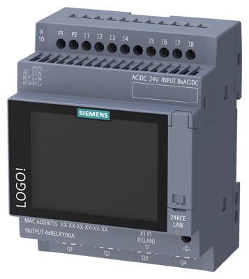 SIEMENS - Ohjelmoitava rele - 24RCE LOGO! 9 , V9