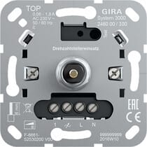 GIRA - Nopeudensäätökytkin - Gira