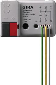 GIRA - GIRA KNX - Yleispainokytkin liit. 2 ulost