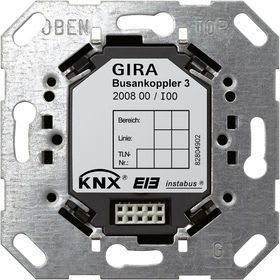 GIRA - Väyläliityn Instabus KNX/EIB - Väyläyhdistin 3 basic/comfort