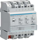 HAGER - Lähtöyksikkö KNX - TYAS606D 6x16A RLCV Secure DIN