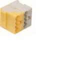 HAGER - Väyläliitin KNX Tebis - TG025 KEL/VAL 2x4 0.6-0.8mm
