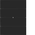 HAGER - Painike KNX B.IQ - 4-os lisät. lasi mus