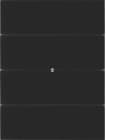 HAGER - Painike KNX B.IQ - 4-os lisät. lasi mus