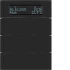 HAGER - Painike KNX B.IQ - 3-os term. lasi mus
