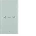 HAGER - Painike KNX TS Sensor - 1-os lisät. op. lasi val