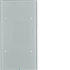 HAGER - Painike KNX TS Sensor - 2-os lisät. lasi alu