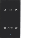 HAGER - Painike KNX TS Sensor - 2-os lisät. op. lasi mus