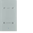 HAGER - Painike KNX TS Sensor - 2-os lisät. op. lasi alu