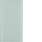 HAGER - Painike KNX TS Sensor - 3-os lisät. lasi val